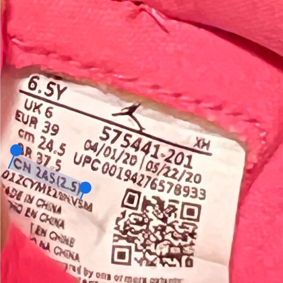 Nike Air Jordan 1 Retro High Tokyo Bio Hack GS (575441-201) Youth Size 6.5Y - Picture 8 of 8